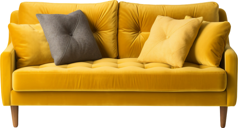 Yellow Modern Sofa