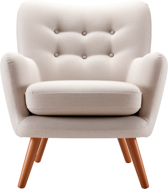 White Modern Armchair